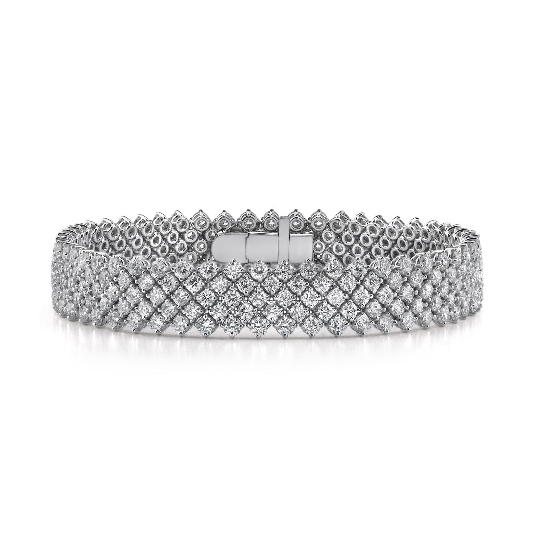 5 Row Diamond Bracelet