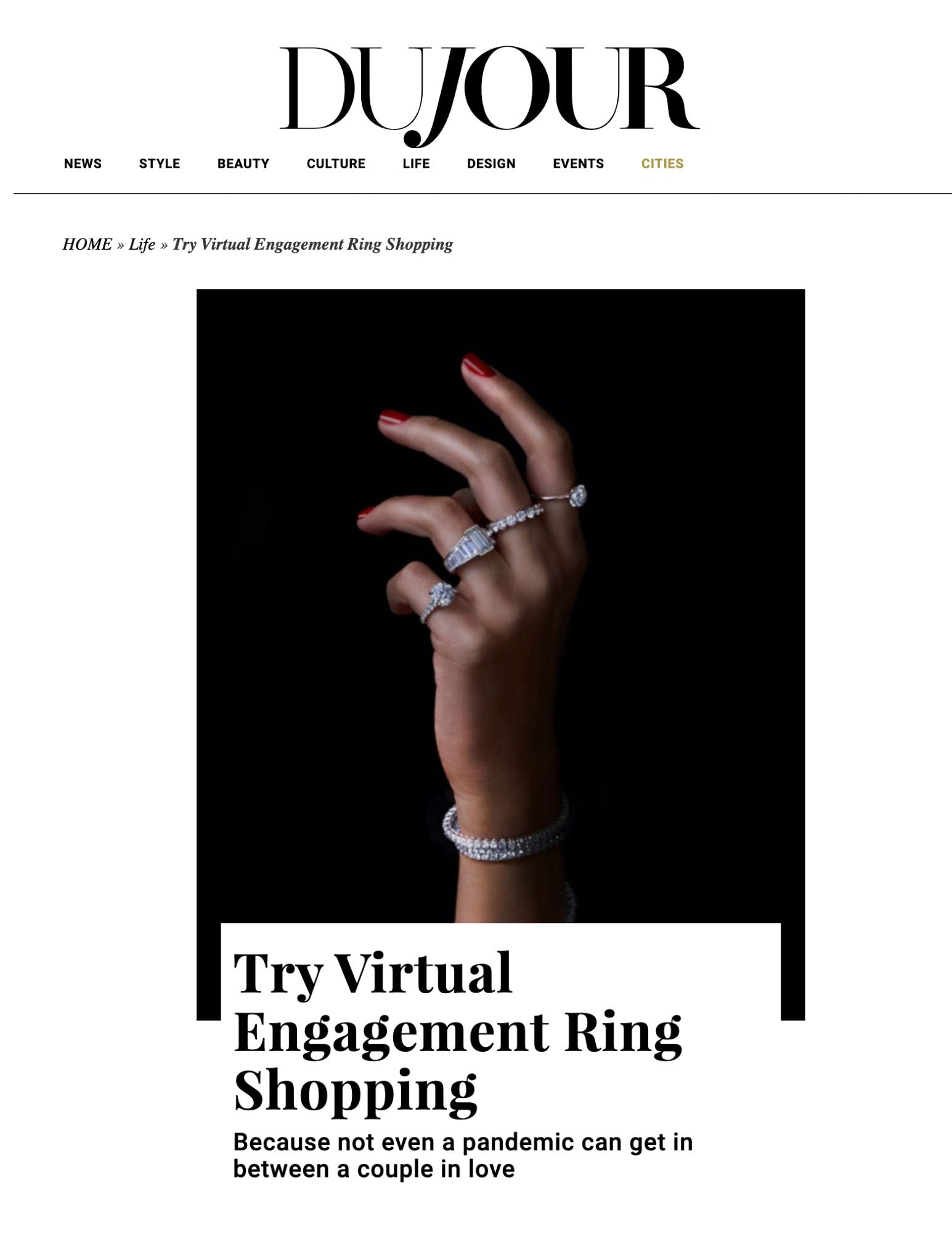 Lauren Addison Jewelry in DuJour Magazine