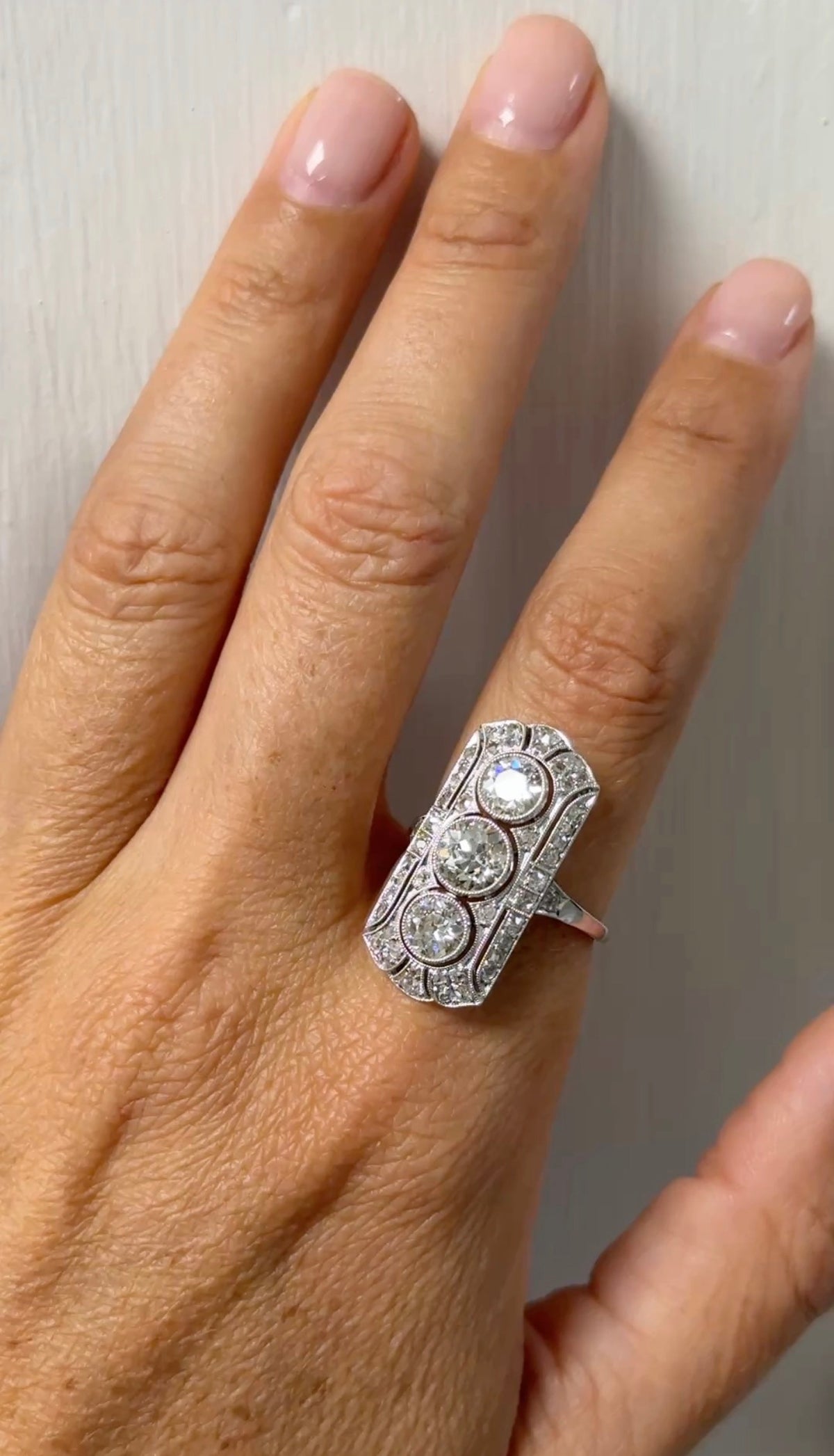 Art Deco Dinner Ring