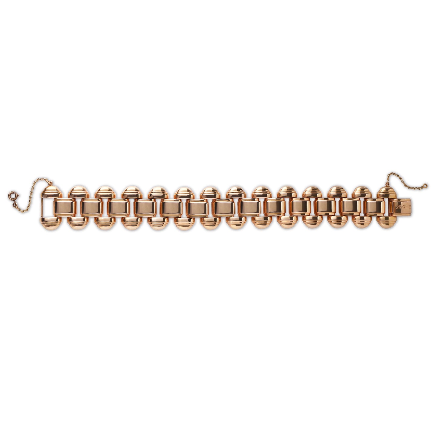 Retro Gold Tank Bracelet