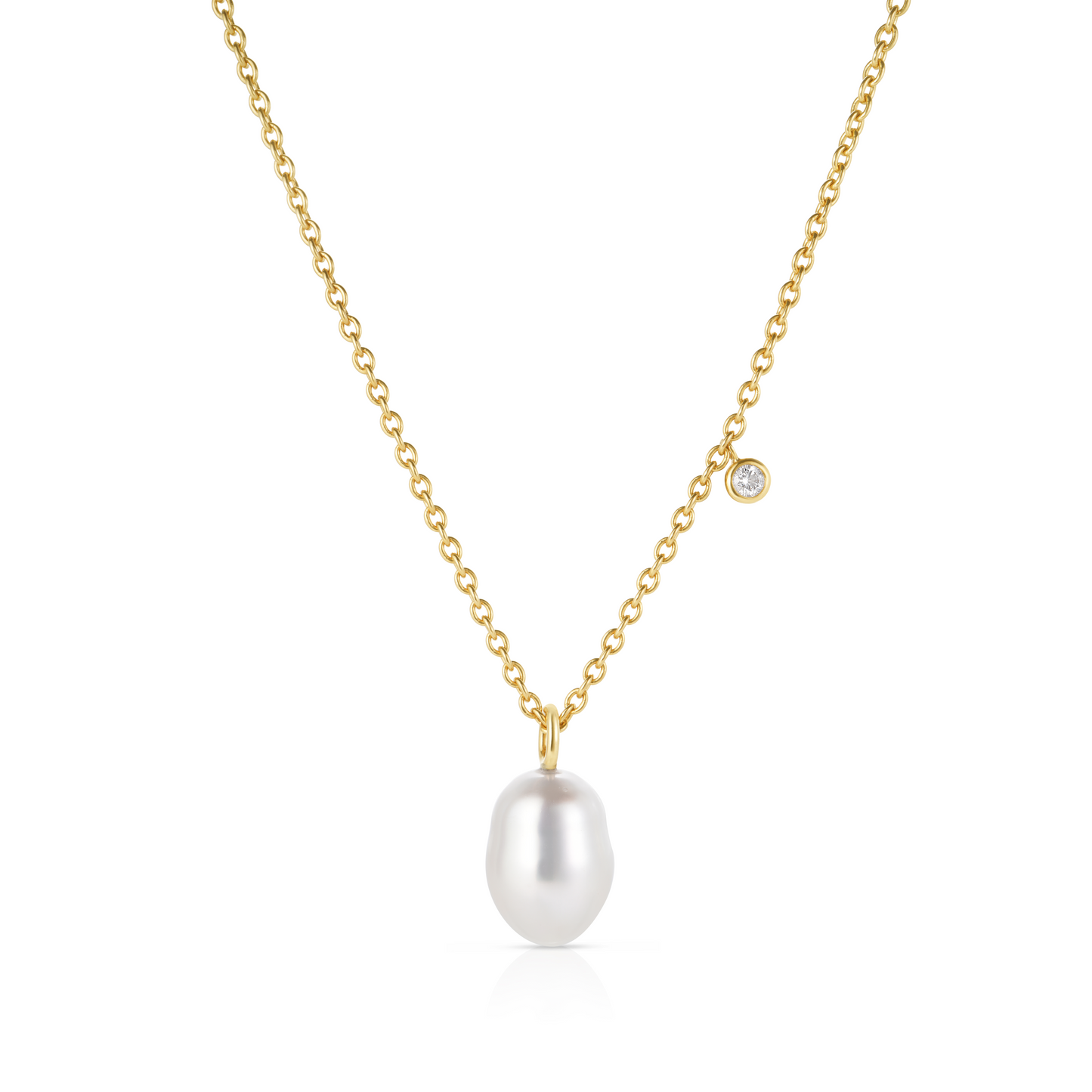 South Sea Pearl & Diamond Necklace