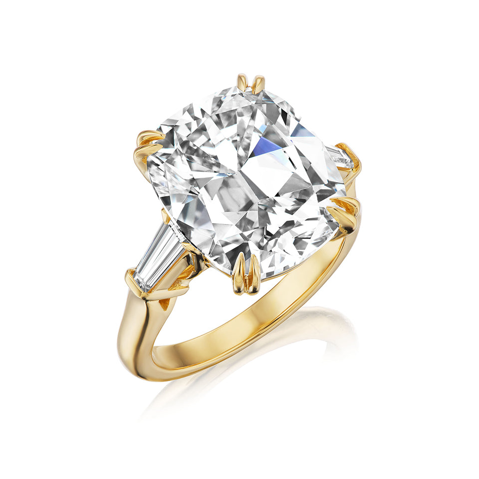 Cushion-Brilliant Diamond Ring