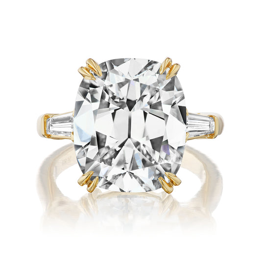 Cushion-Brilliant Diamond Ring