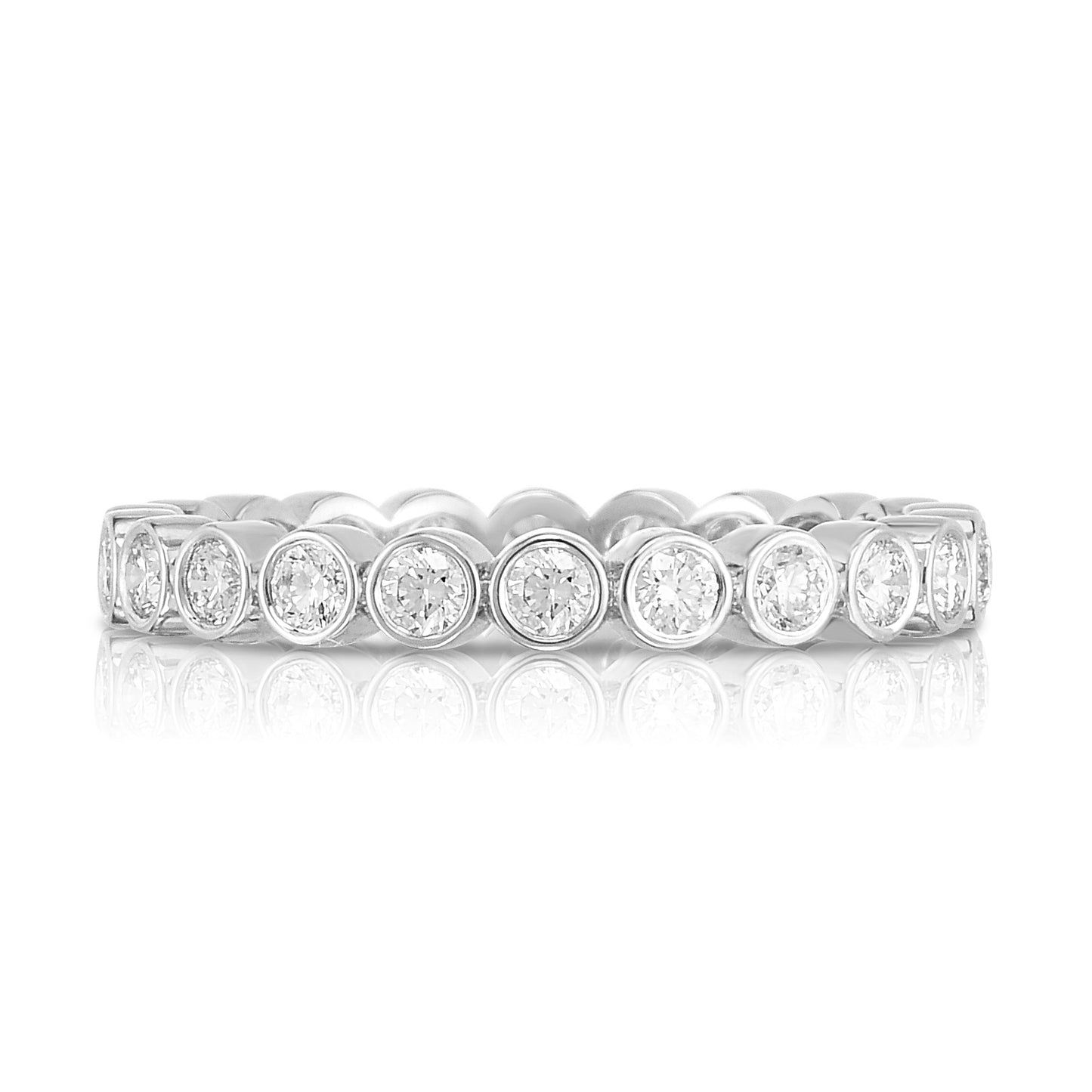 Bezel Set Diamond Ring