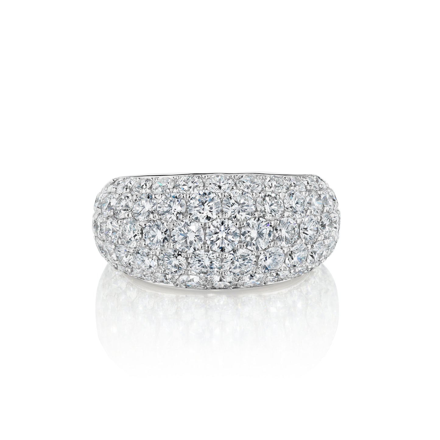 Diamond Bombe Ring