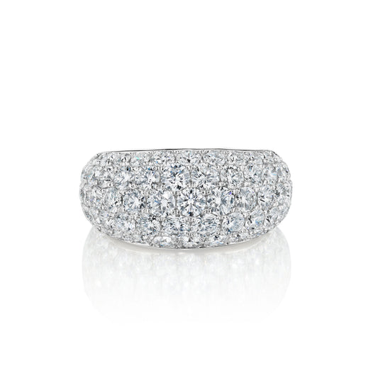 Diamond Bombe Ring