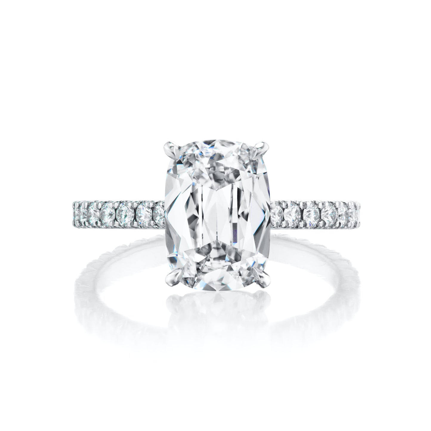 Cushion-Brilliant Diamond Ring
