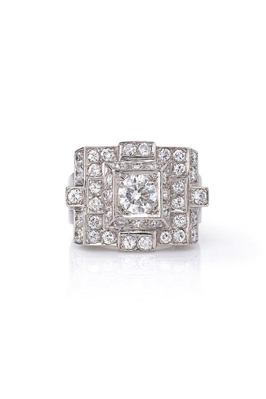 Art Deco Tank Ring