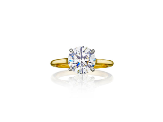 Round Brilliant-Cut Solitaire Ring