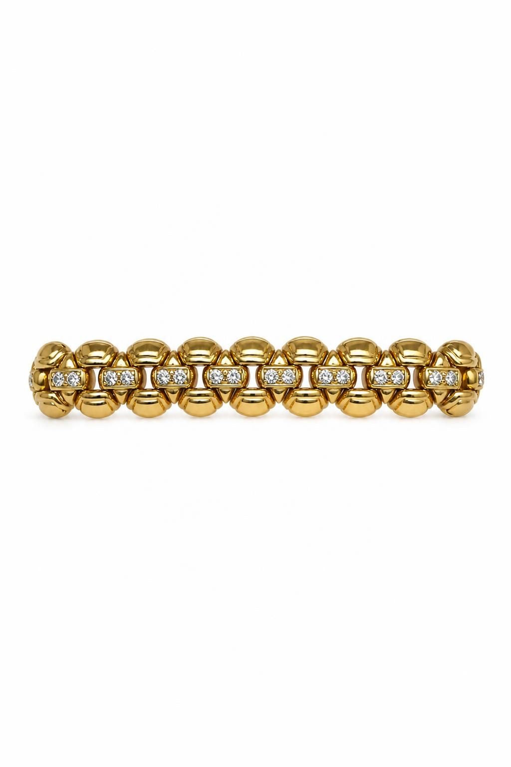 Yellow Gold Link Bracelet, France