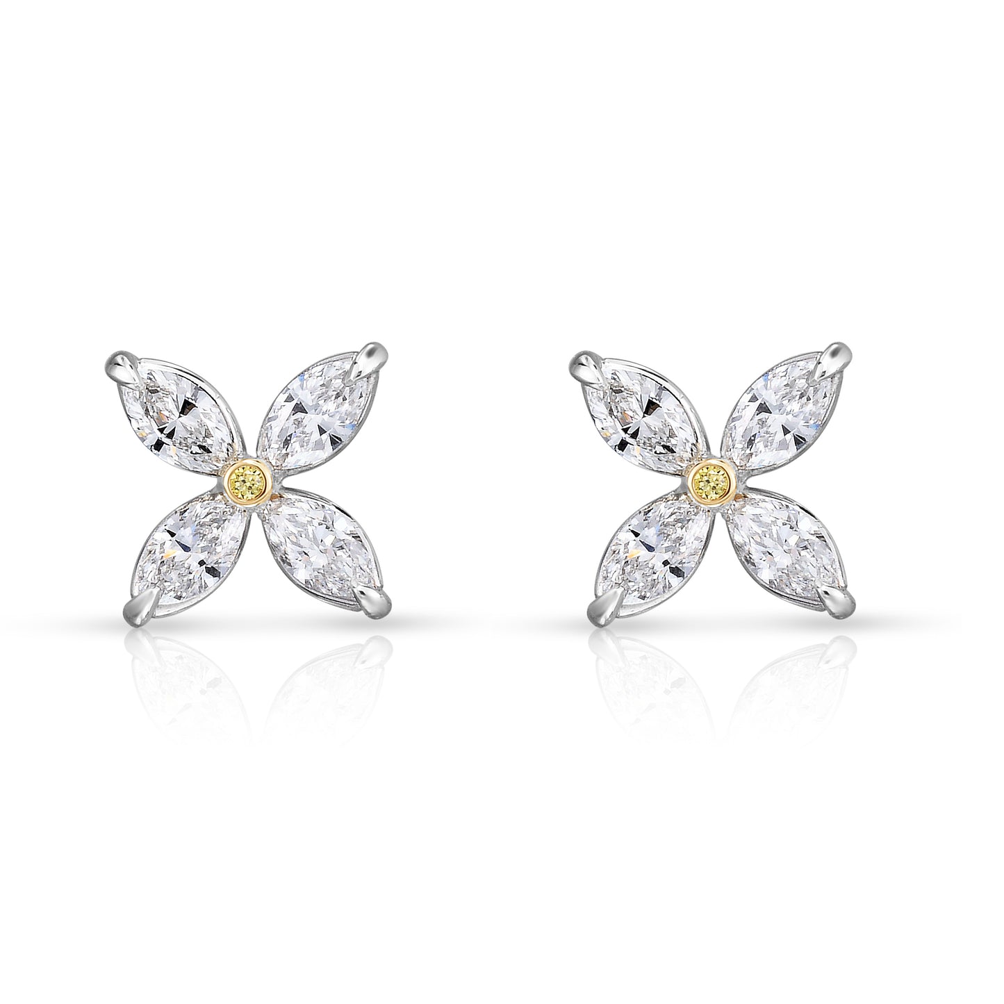 Marquise Floral Earrings