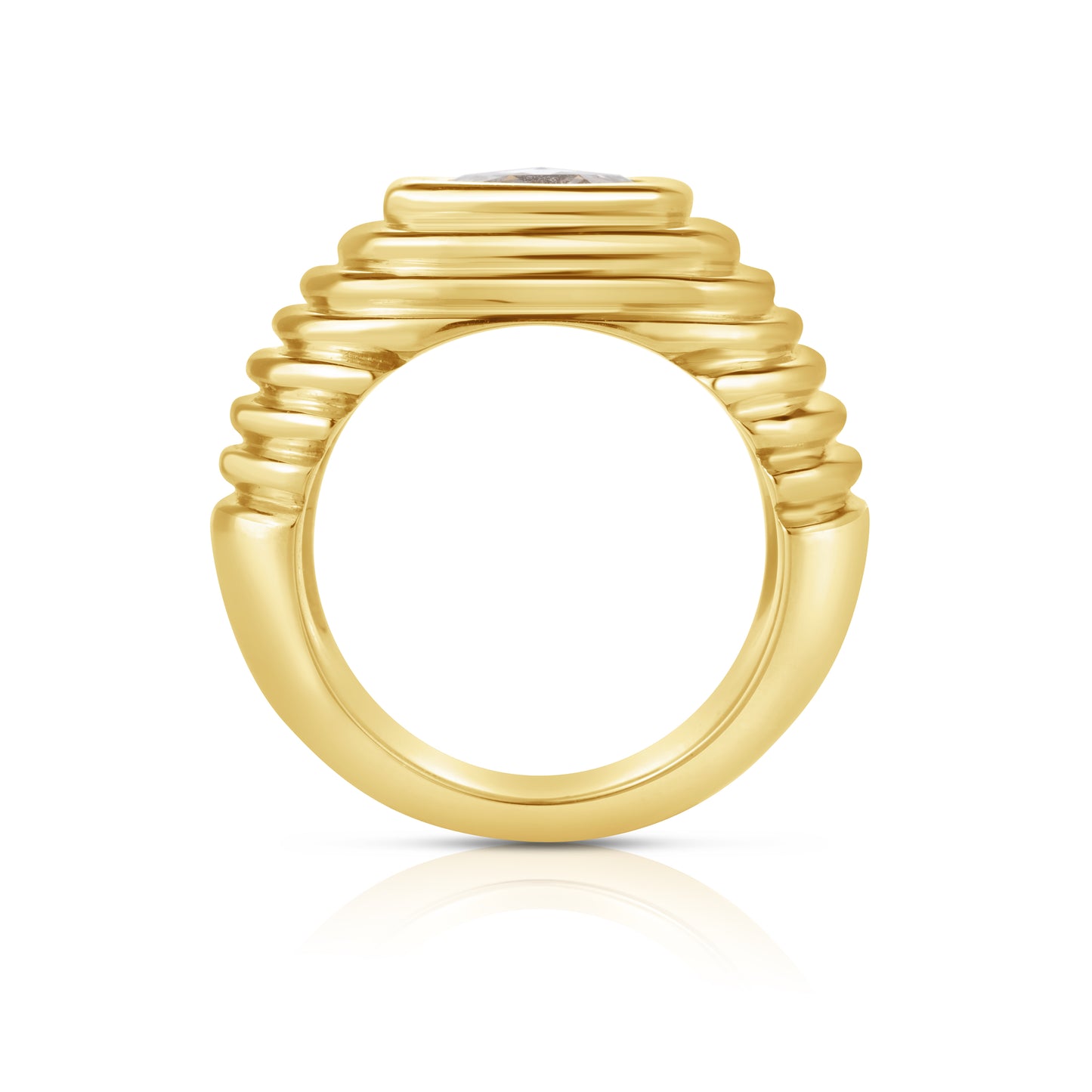 Antique Rose-Cut Diamond Gypsy Ring