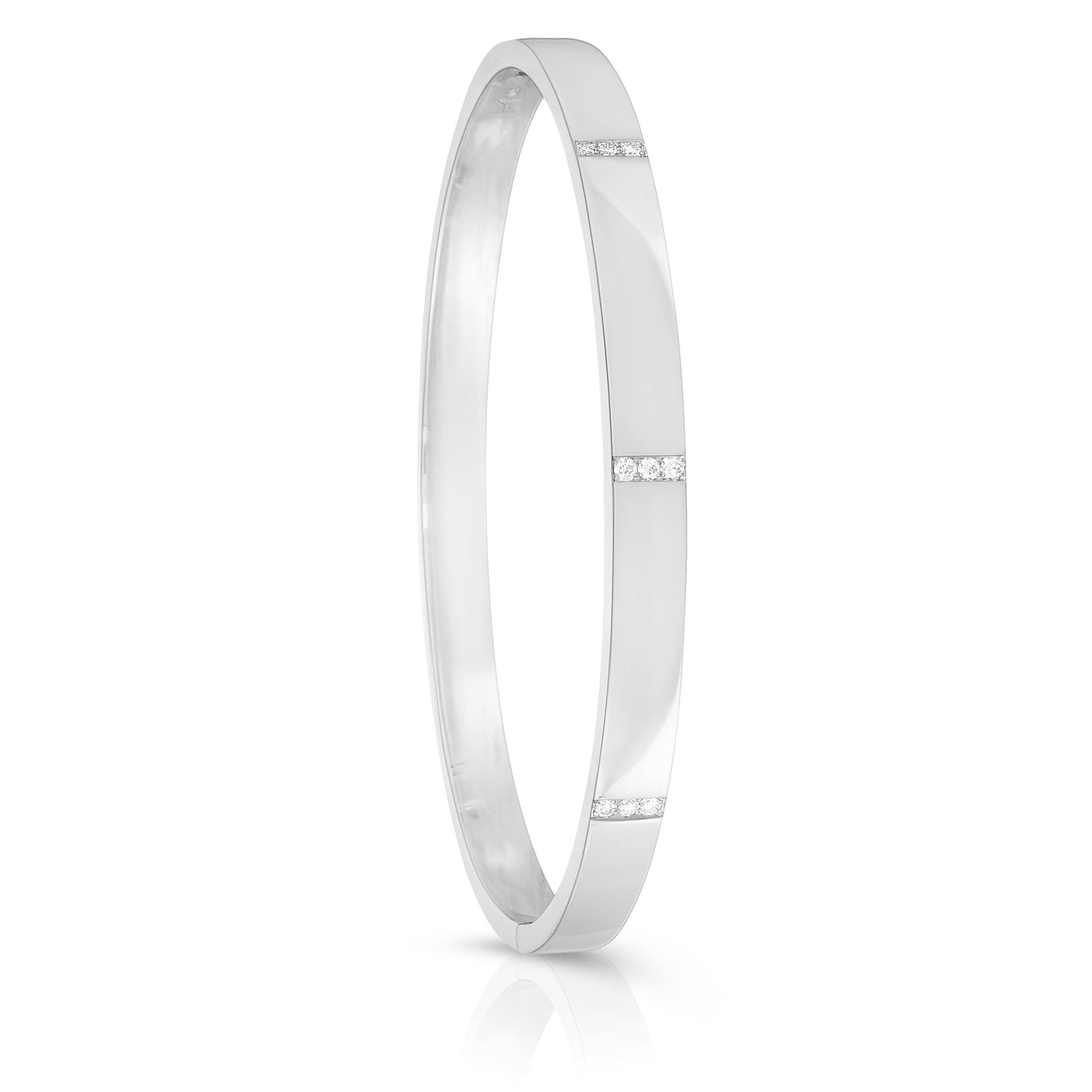 Gold and Diamond Bangle