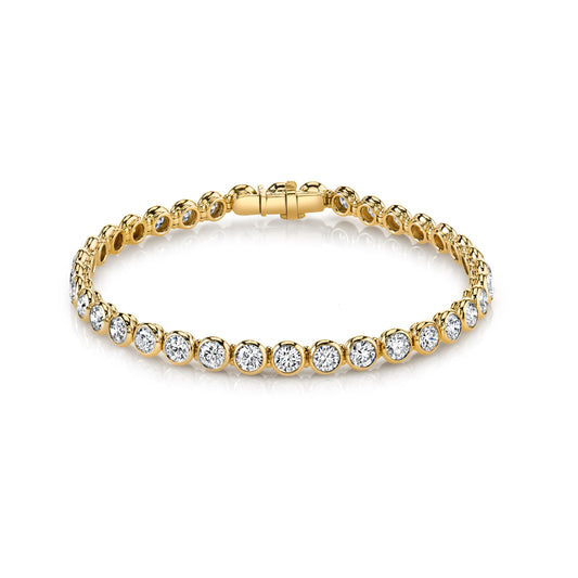 Bezel-Set Diamond Bracelet