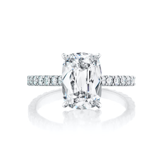 Cushion-Brilliant Diamond Ring