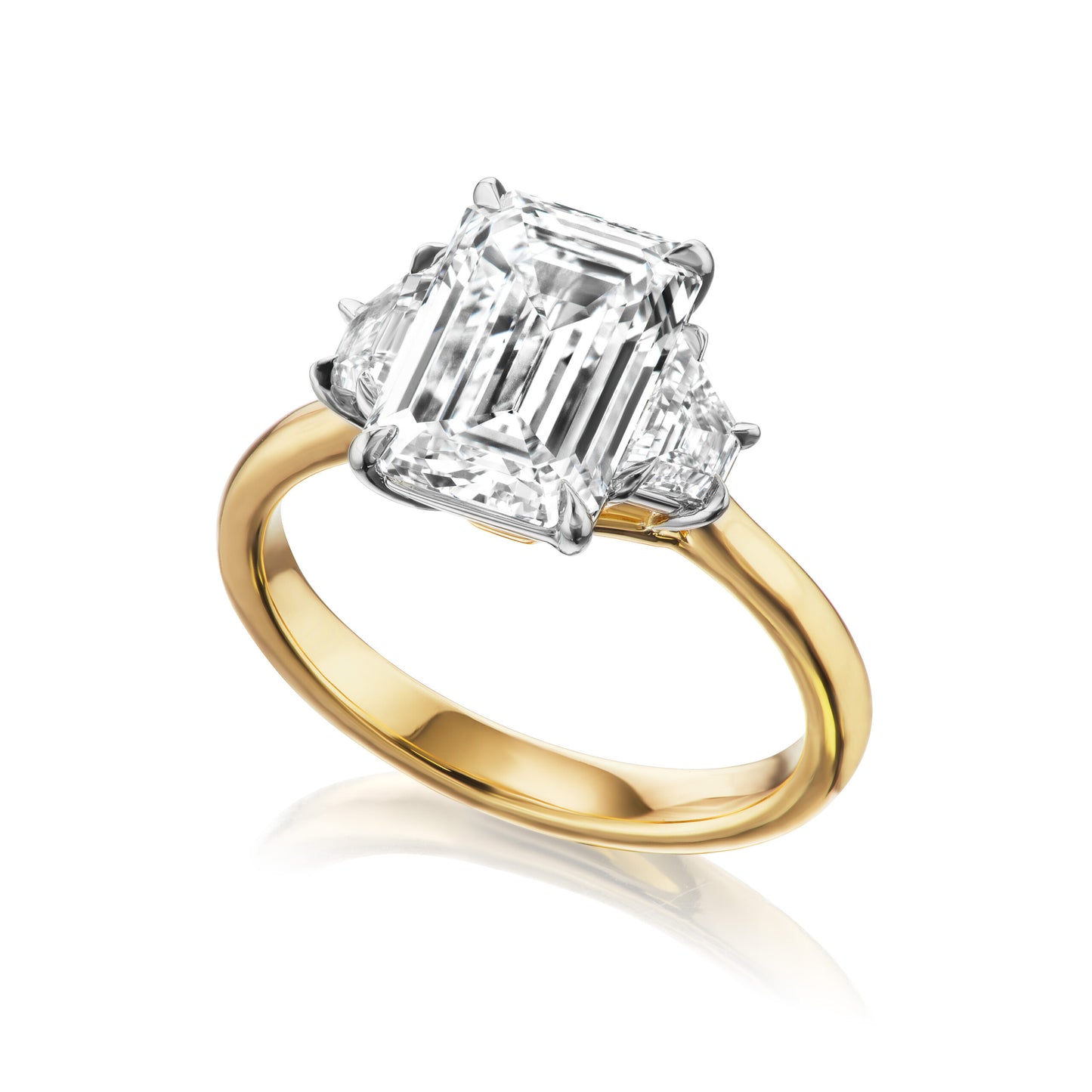 Emerald-Cut Diamond Ring