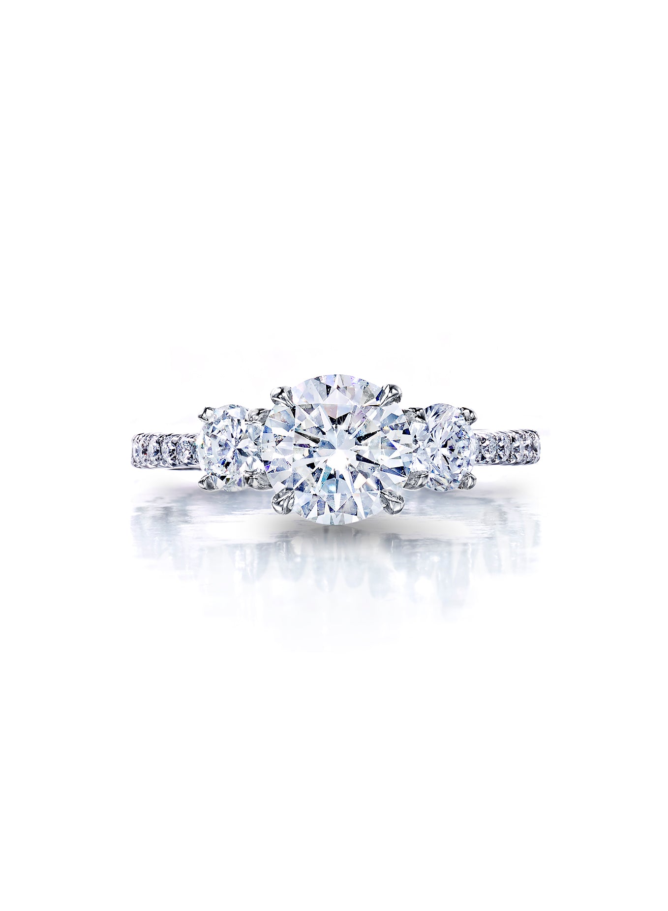 Classic Three Stone Diamond Ring