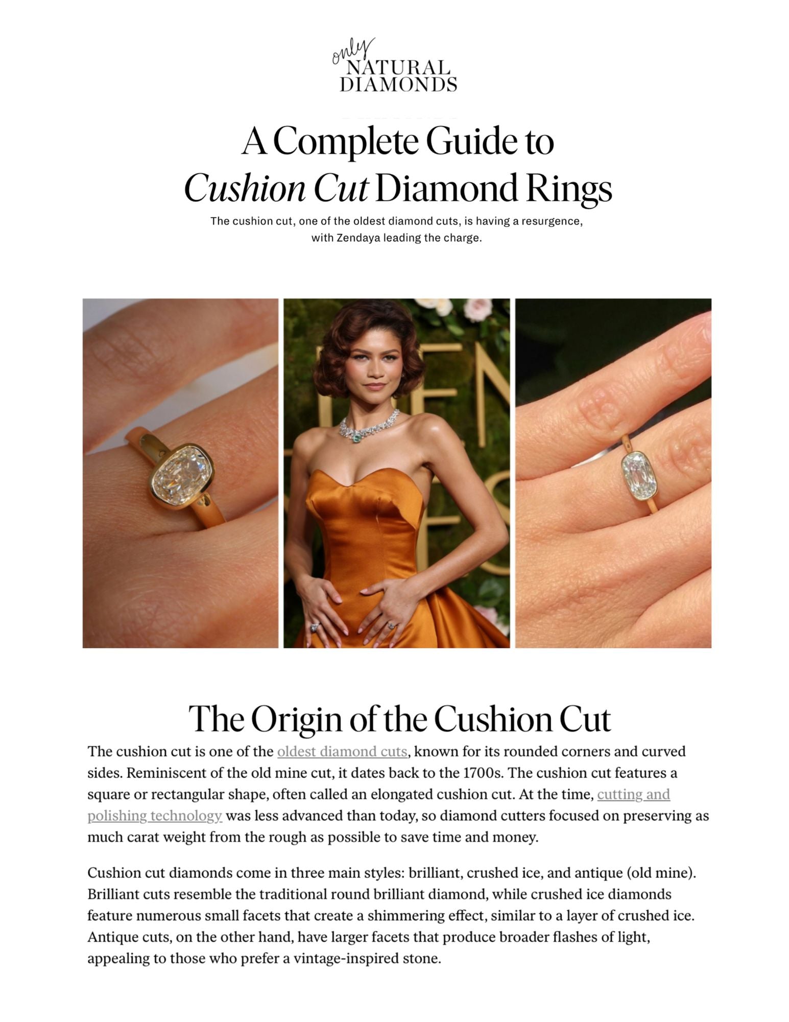 Natural Diamonds features Zendaya and Lauren Addison Jewelry