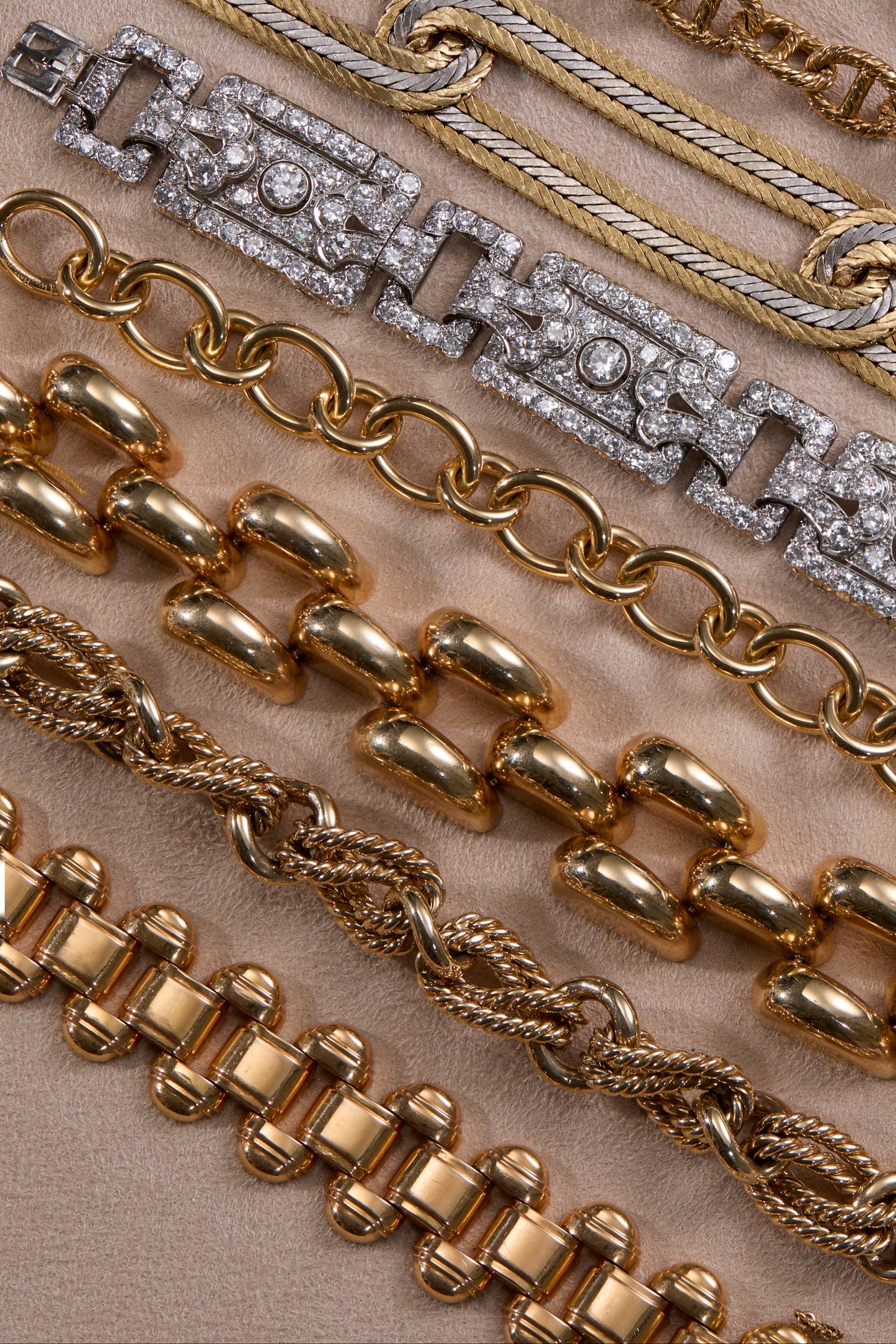 Retro Gold Tank Bracelet