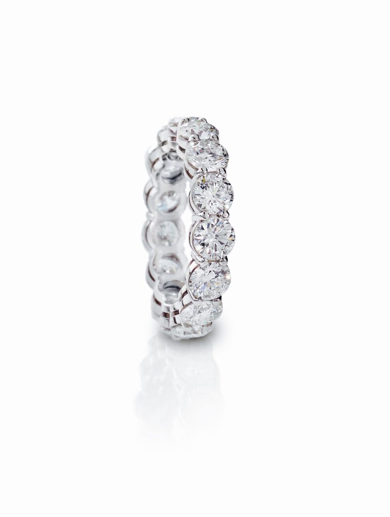 Round Brilliant-Cut Diamond Eternity Band